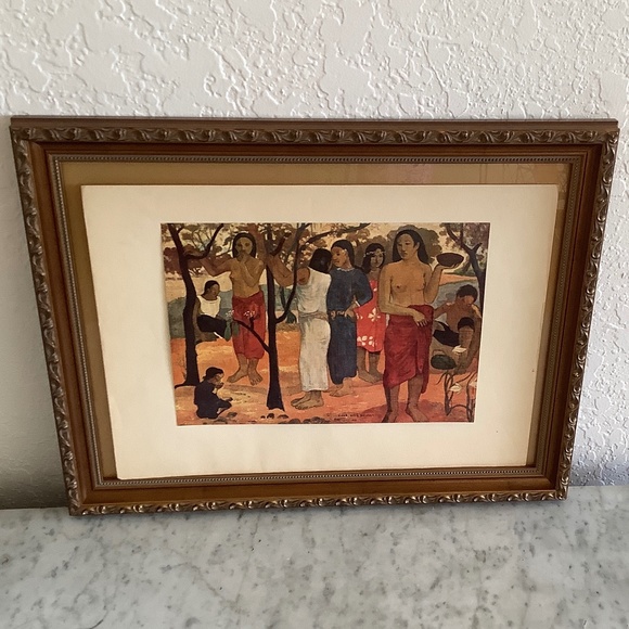 Nava Nava Mahana (Sun Magic) by Paul Gaugin Color Plate Albert Skira Collection - Picture 1 of 7